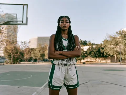 College basketball player