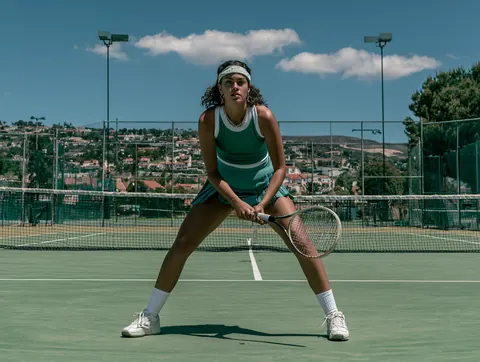 College tennis player